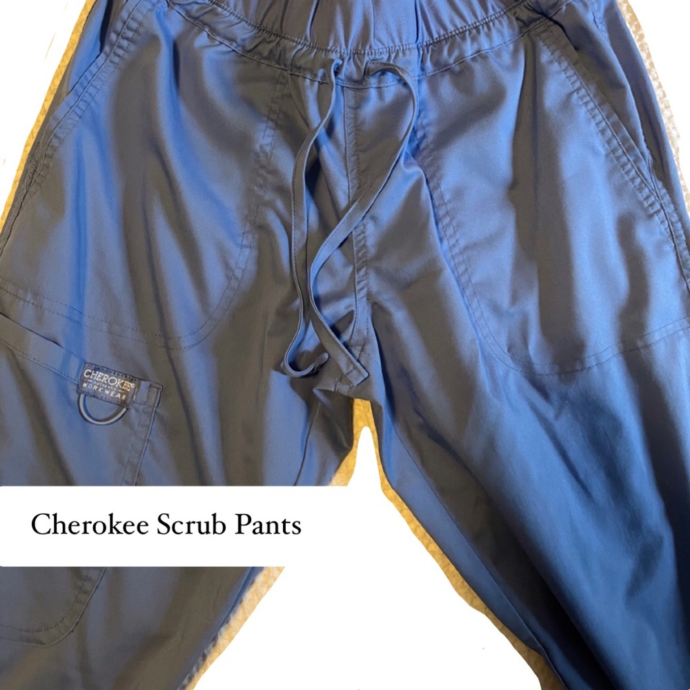 CHEROKEE LIGHT BLUE SCRUB PANTS